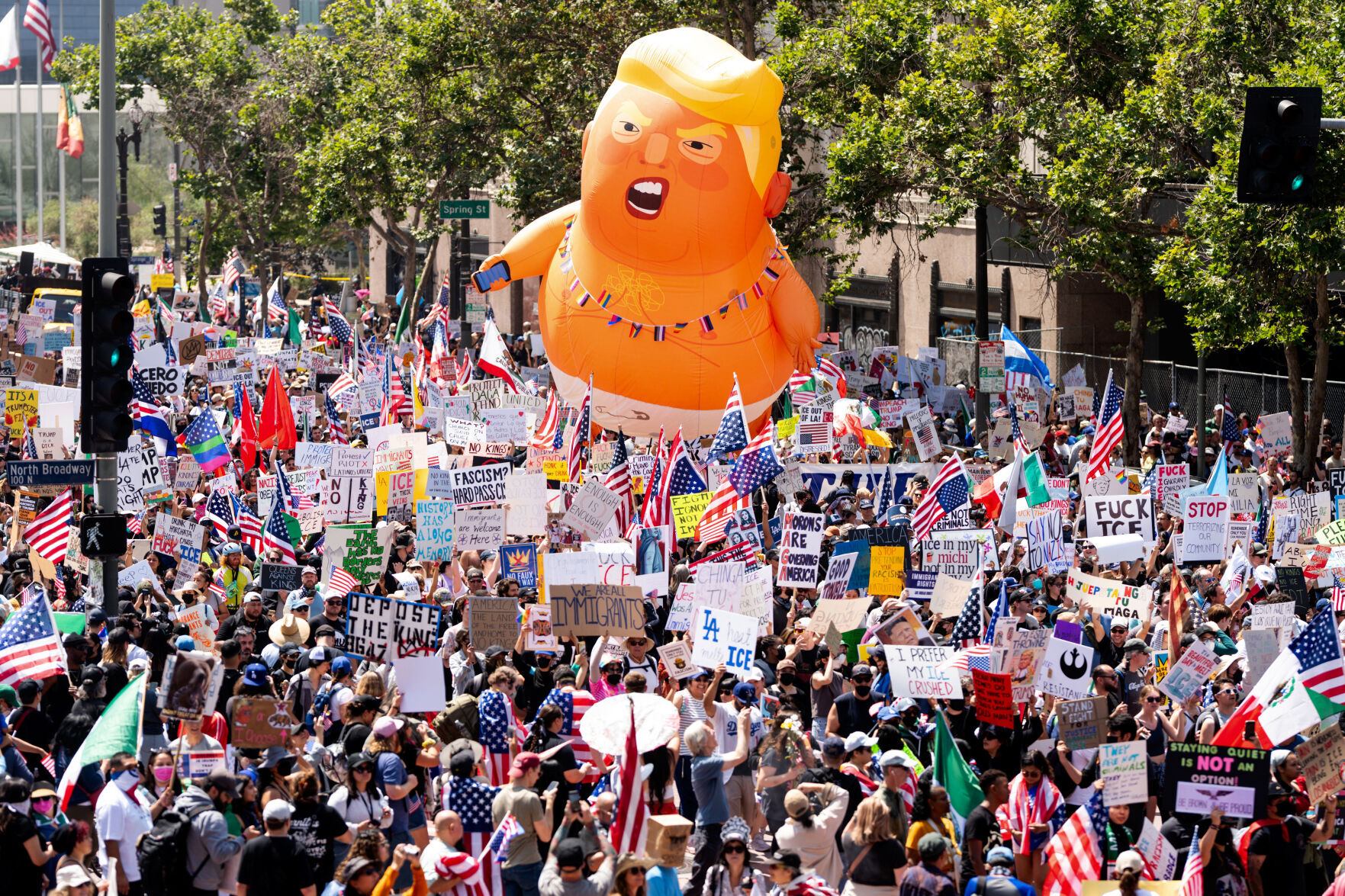 APTOPIX US Protests Los Angeles